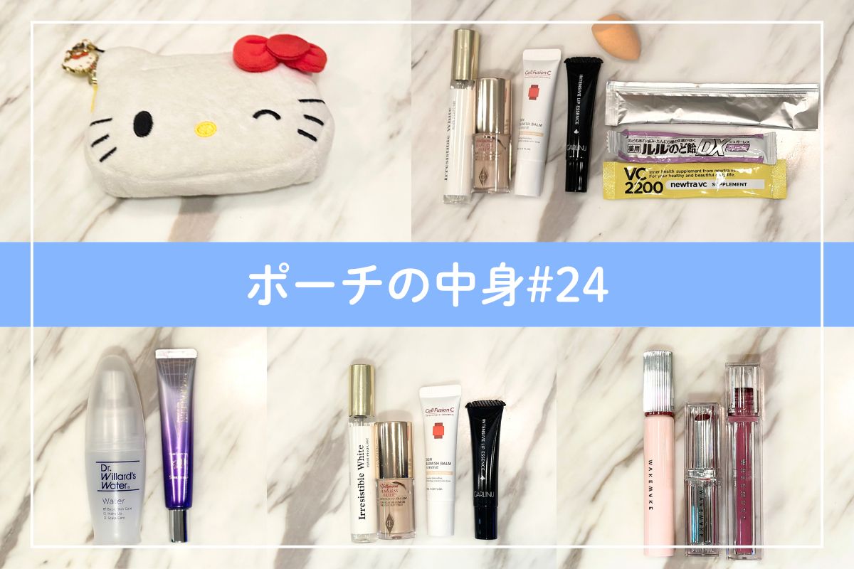 ポーチの中身#24】インタビューする方もされる方もやる気のない8点